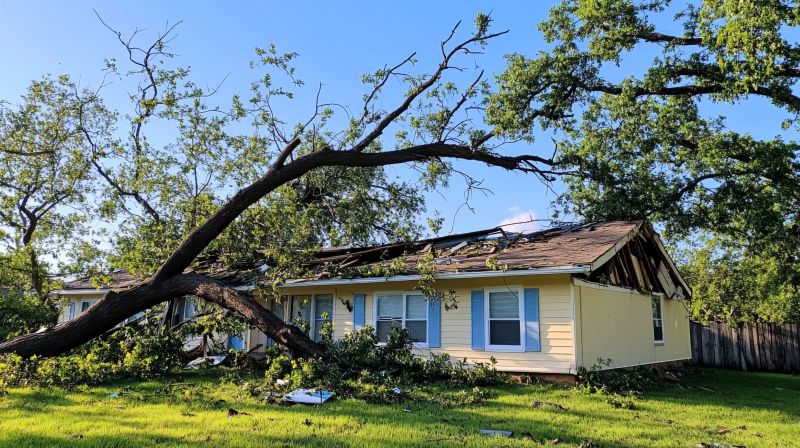 Storm Damage Tree Fall
